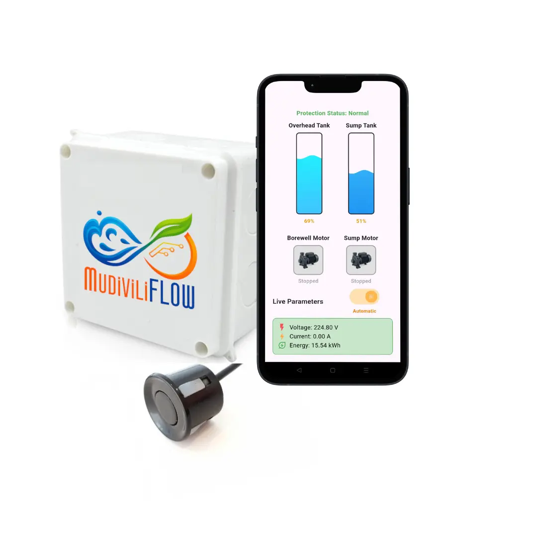 MudiviliFlow Premium - Smart Water Pump Controller